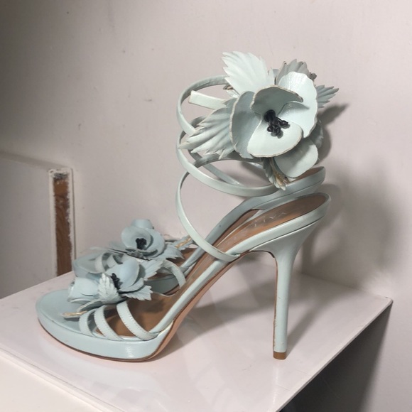 Vintage Valentino Garavani Floral Heels - Picture 2 of 6